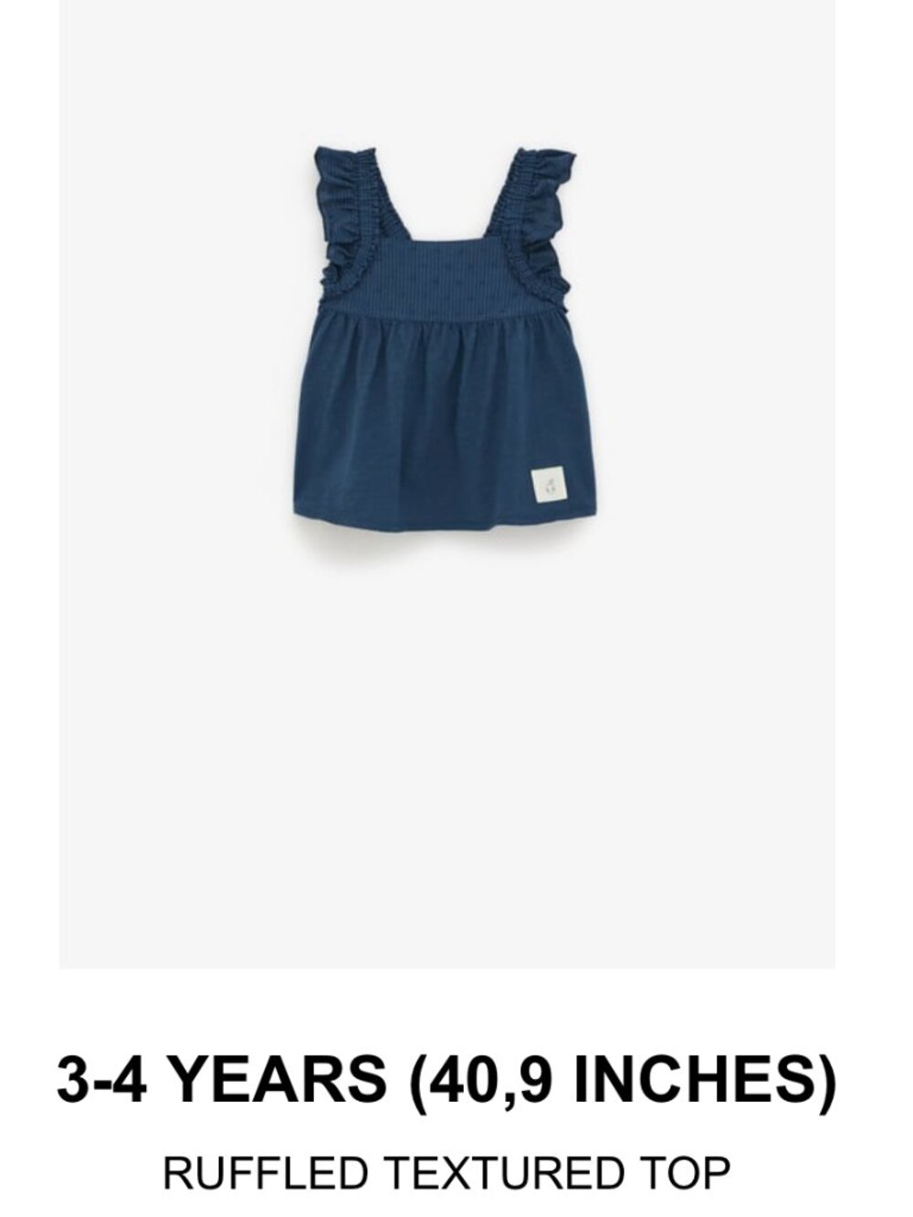 Zara Ruffled Textured Top 3